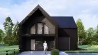 Dom z prefabrykatów 70m2