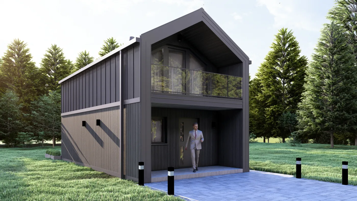 Projekty Domów Szkieletowych 35m2