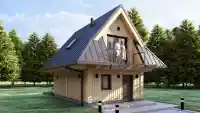 Projekty domów szkieletowych 40m2