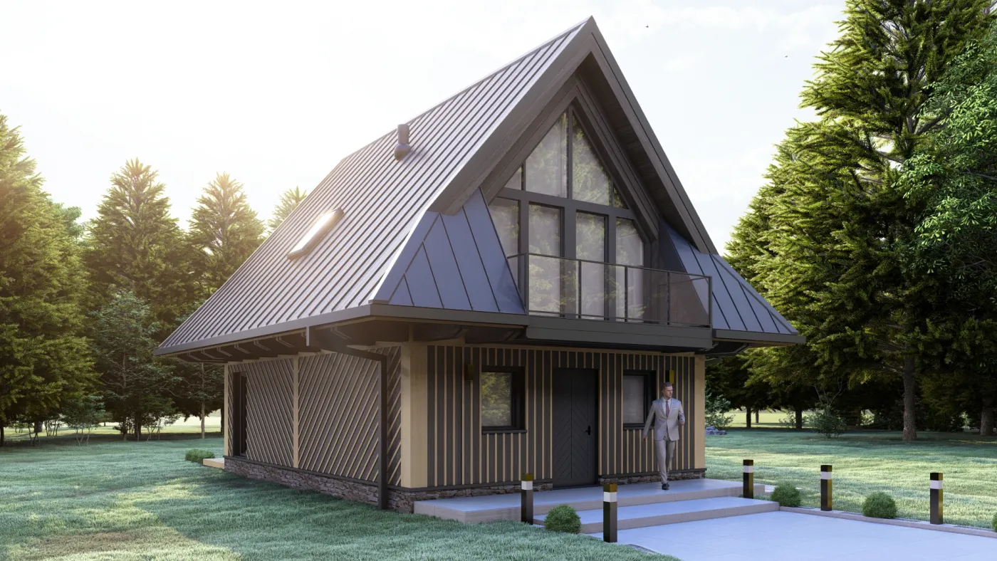 Dom szkieletowy 60m2 - Cena i Projekty dla Rodzin